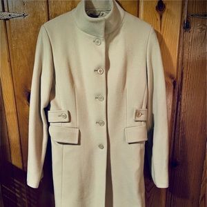 Kenneth Cole Cashmere Wool Coat Size 8.
